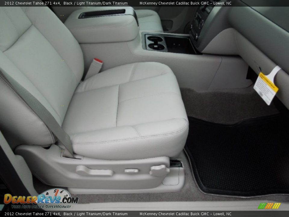2012 Chevrolet Tahoe Z71 4x4 Black / Light Titanium/Dark Titanium Photo #23