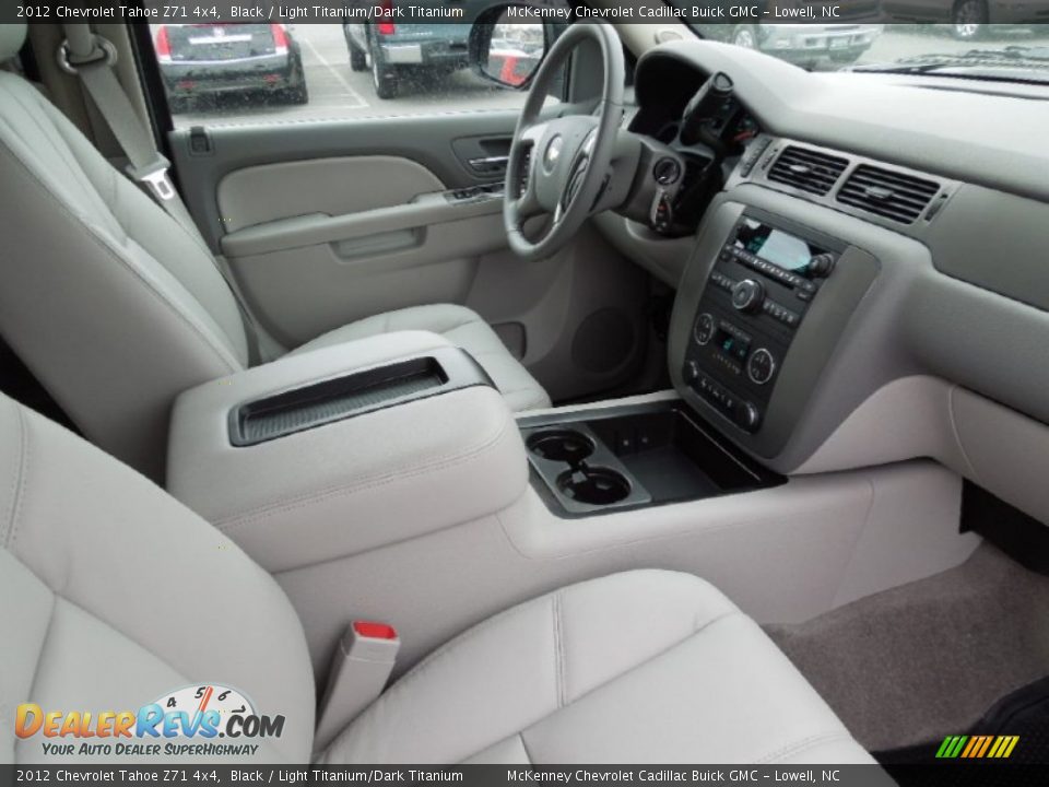 2012 Chevrolet Tahoe Z71 4x4 Black / Light Titanium/Dark Titanium Photo #24