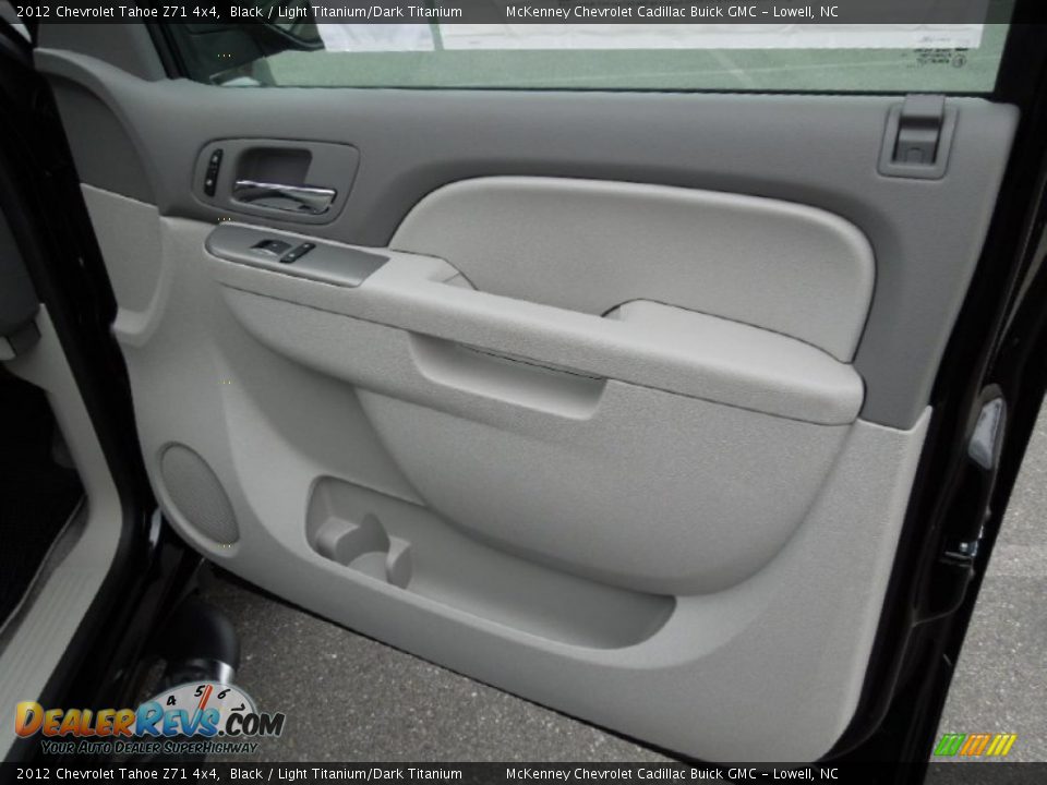 2012 Chevrolet Tahoe Z71 4x4 Black / Light Titanium/Dark Titanium Photo #25