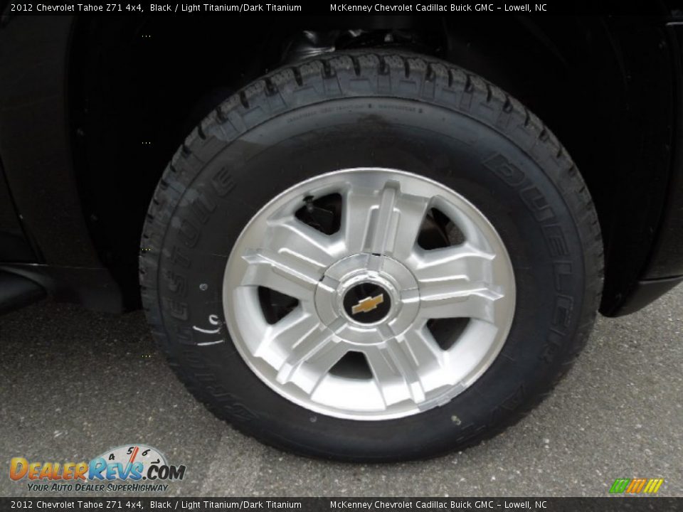 2012 Chevrolet Tahoe Z71 4x4 Black / Light Titanium/Dark Titanium Photo #27