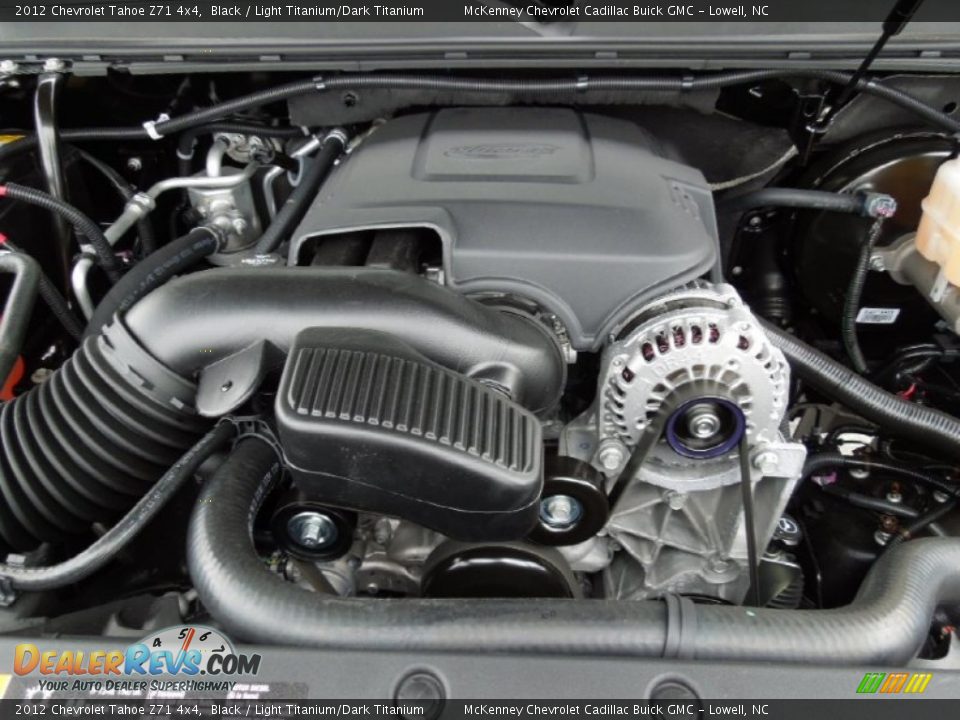 2012 Chevrolet Tahoe Z71 4x4 Black / Light Titanium/Dark Titanium Photo #28