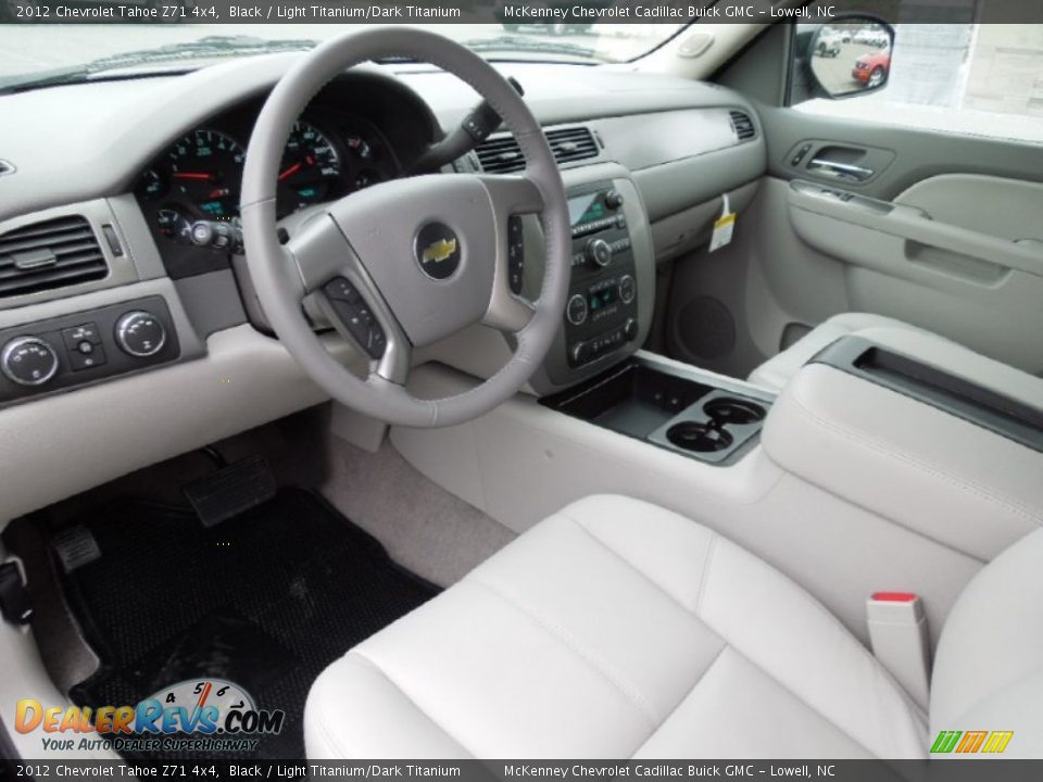 2012 Chevrolet Tahoe Z71 4x4 Black / Light Titanium/Dark Titanium Photo #29