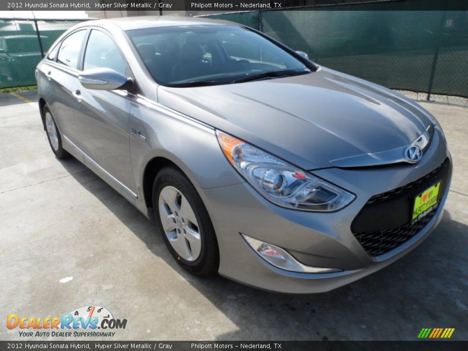 2012 Hyundai Sonata Hybrid Hyper Silver Metallic / Gray Photo #1