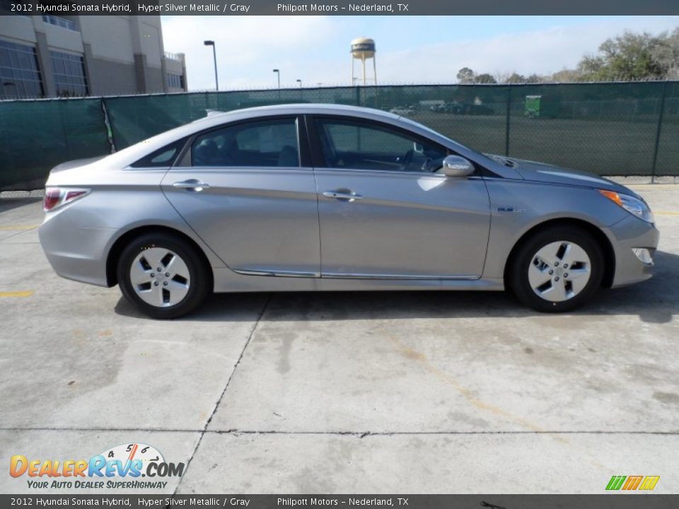 Hyper Silver Metallic 2012 Hyundai Sonata Hybrid Photo #2
