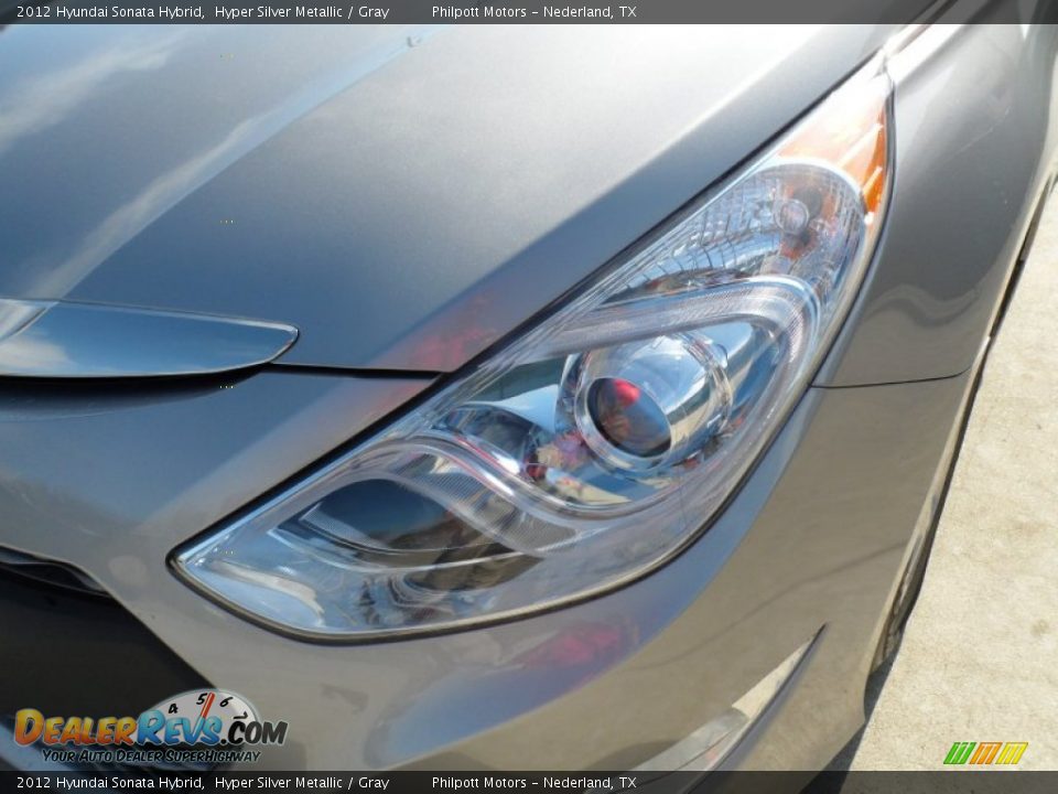2012 Hyundai Sonata Hybrid Hyper Silver Metallic / Gray Photo #9