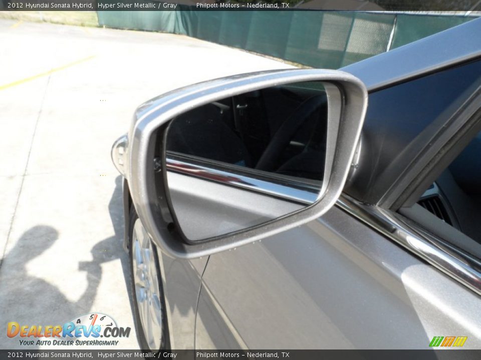 2012 Hyundai Sonata Hybrid Hyper Silver Metallic / Gray Photo #13