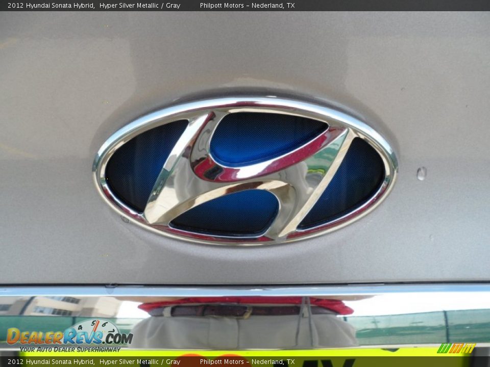 2012 Hyundai Sonata Hybrid Hyper Silver Metallic / Gray Photo #16