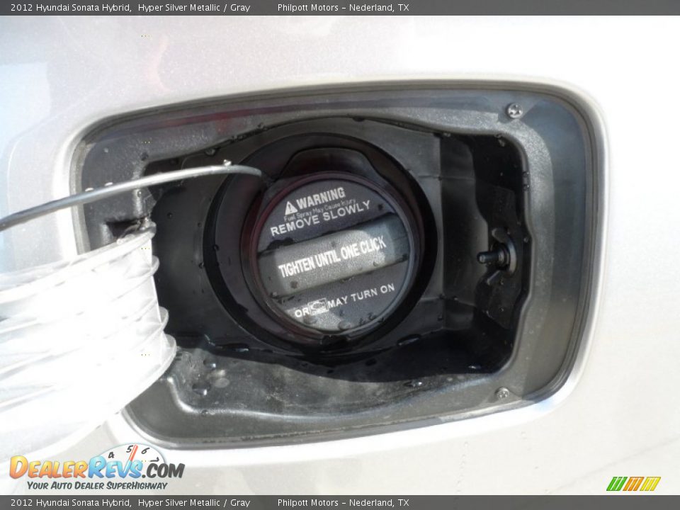 2012 Hyundai Sonata Hybrid Hyper Silver Metallic / Gray Photo #18