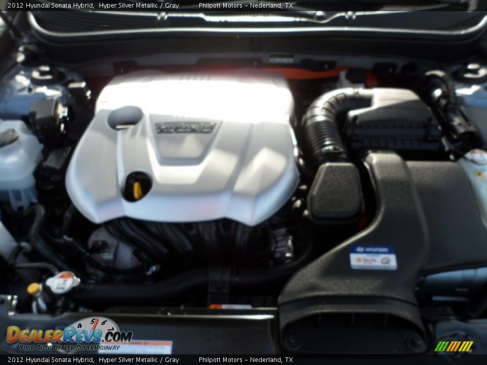 2012 Hyundai Sonata Hybrid Hyper Silver Metallic / Gray Photo #19