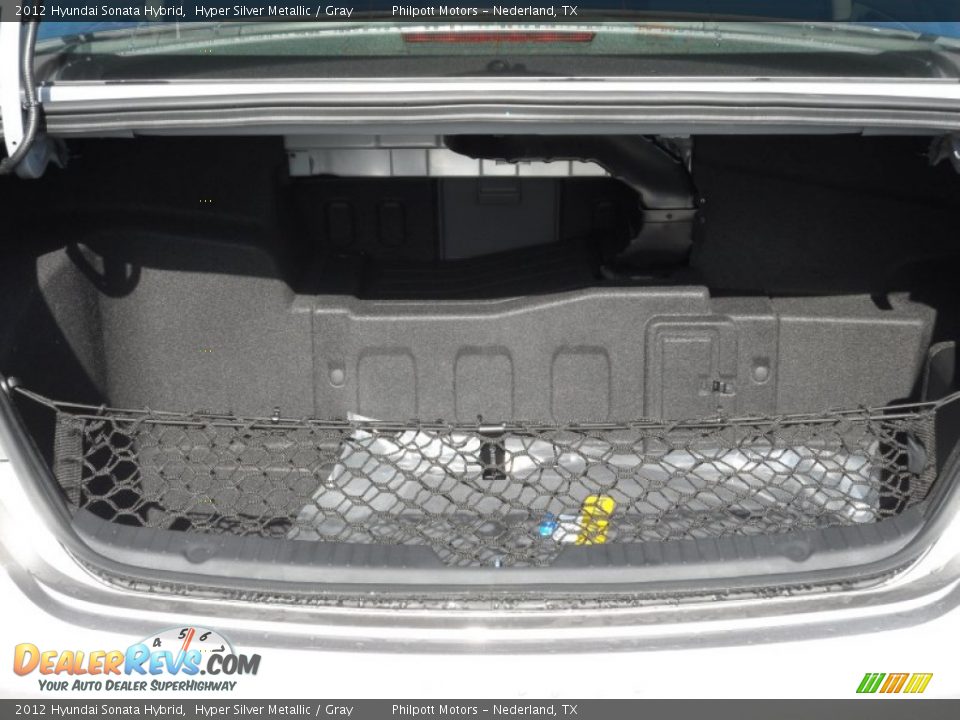 2012 Hyundai Sonata Hybrid Hyper Silver Metallic / Gray Photo #24