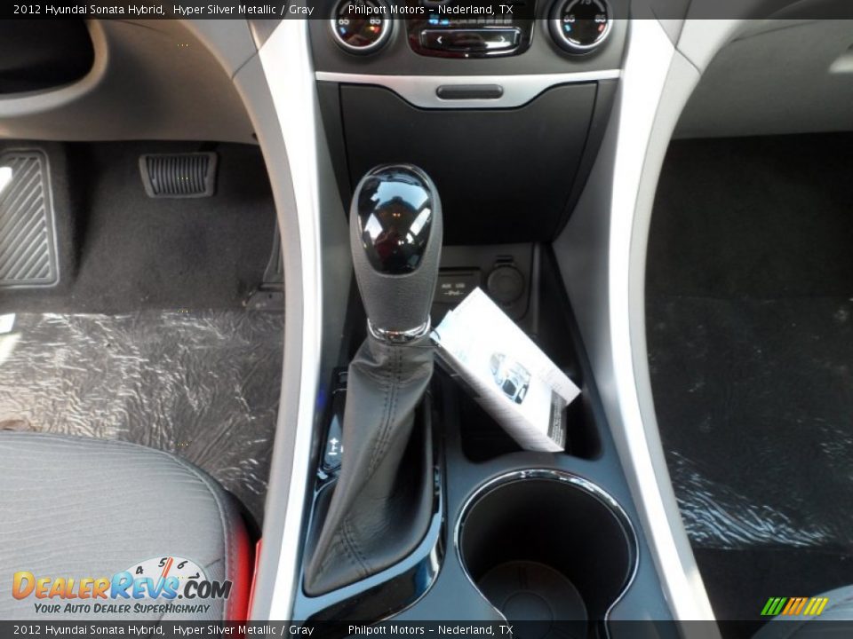 2012 Hyundai Sonata Hybrid Hyper Silver Metallic / Gray Photo #33