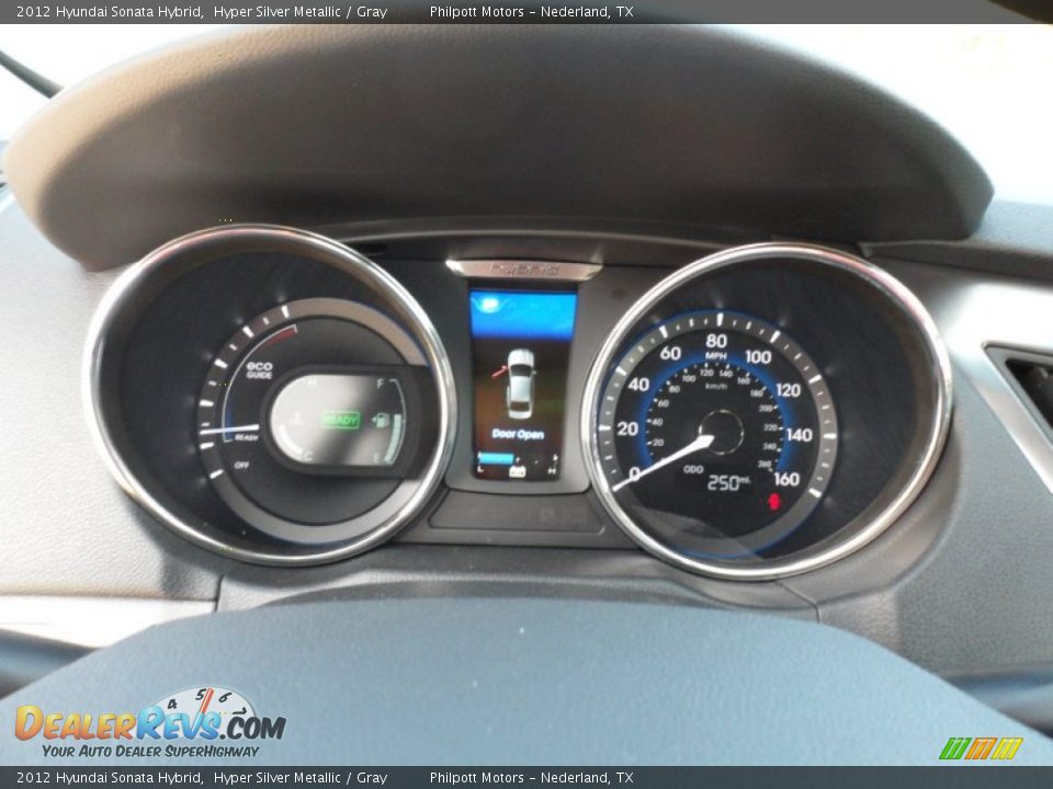 2012 Hyundai Sonata Hybrid Gauges Photo #35
