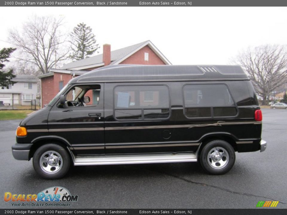 Black 2003 Dodge Ram Van 1500 Passenger Conversion Photo #1