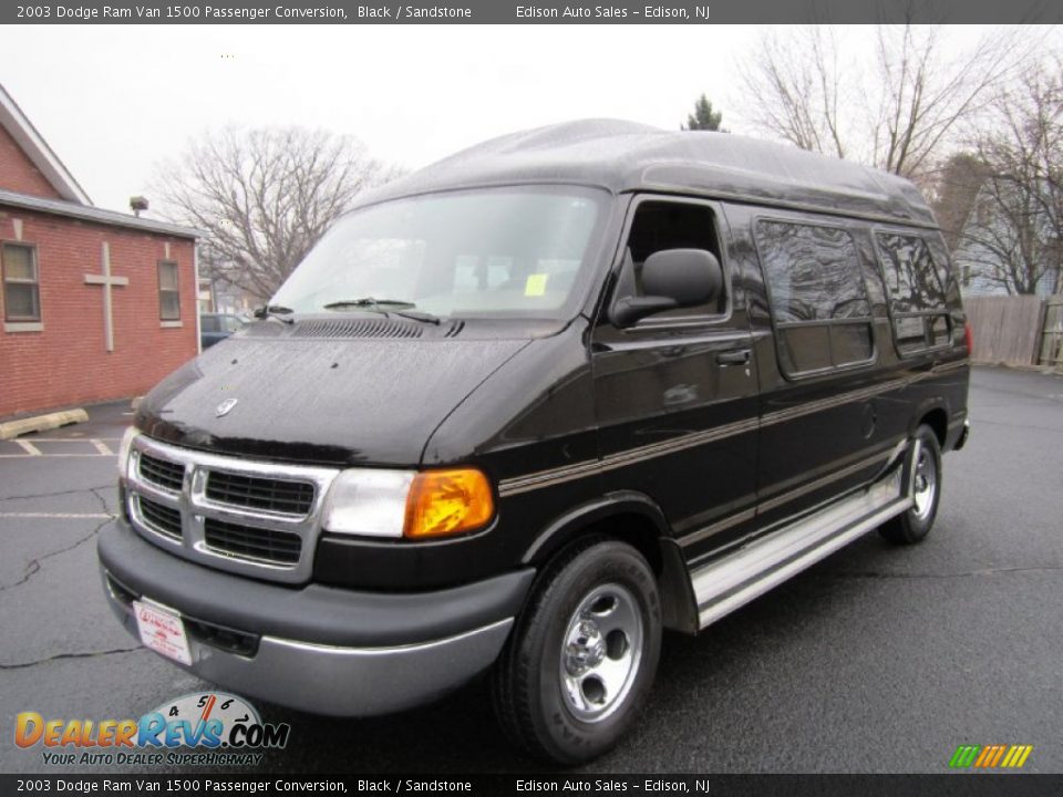 Front 3/4 View of 2003 Dodge Ram Van 1500 Passenger Conversion Photo #2