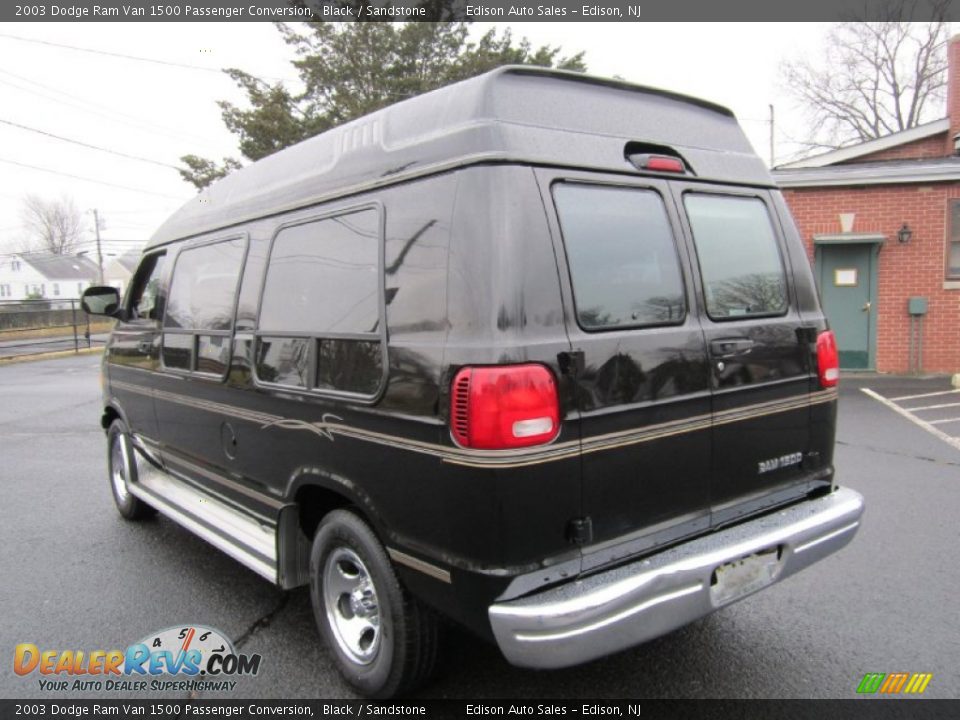 Black 2003 Dodge Ram Van 1500 Passenger Conversion Photo #5