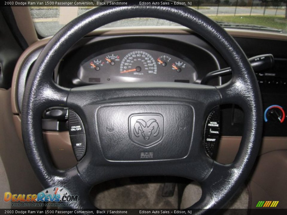 2003 Dodge Ram Van 1500 Passenger Conversion Steering Wheel Photo #25
