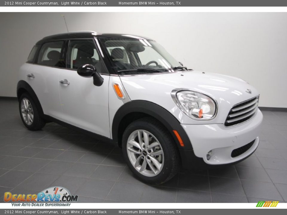 2012 Mini Cooper Countryman Light White / Carbon Black Photo #1