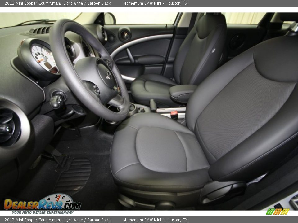 2012 Mini Cooper Countryman Light White / Carbon Black Photo #3