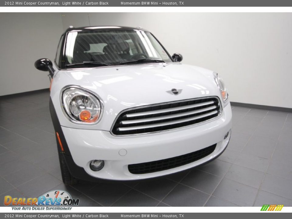 2012 Mini Cooper Countryman Light White / Carbon Black Photo #5