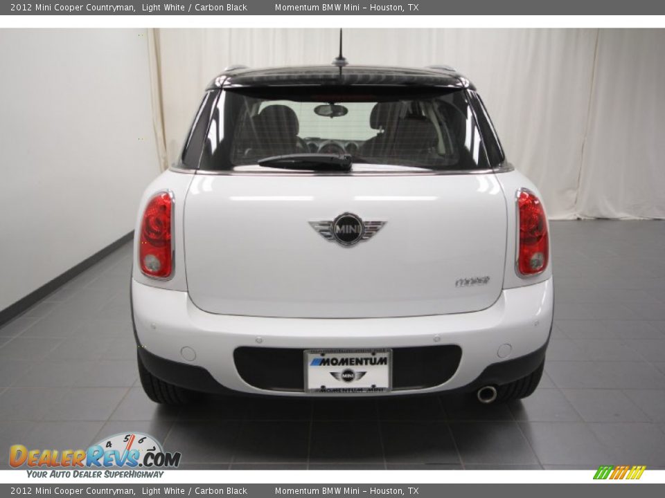 2012 Mini Cooper Countryman Light White / Carbon Black Photo #9