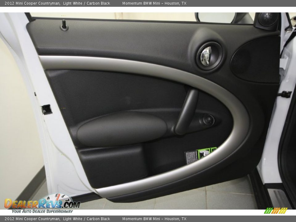 2012 Mini Cooper Countryman Light White / Carbon Black Photo #13