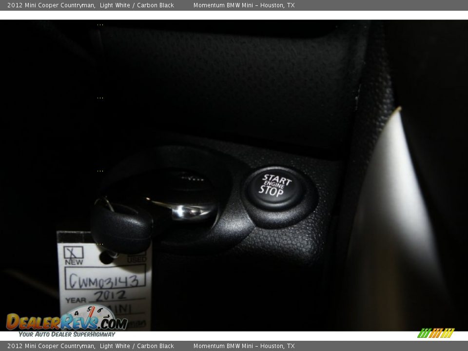 2012 Mini Cooper Countryman Light White / Carbon Black Photo #19