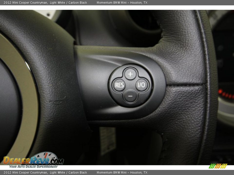 2012 Mini Cooper Countryman Light White / Carbon Black Photo #20