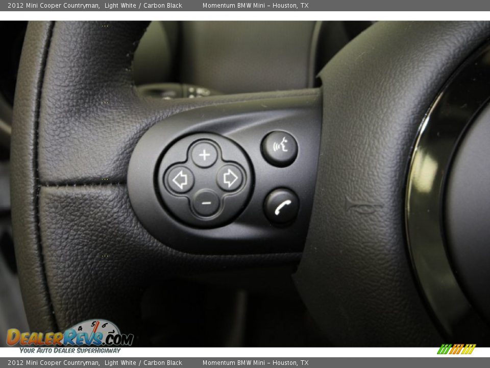 2012 Mini Cooper Countryman Light White / Carbon Black Photo #21