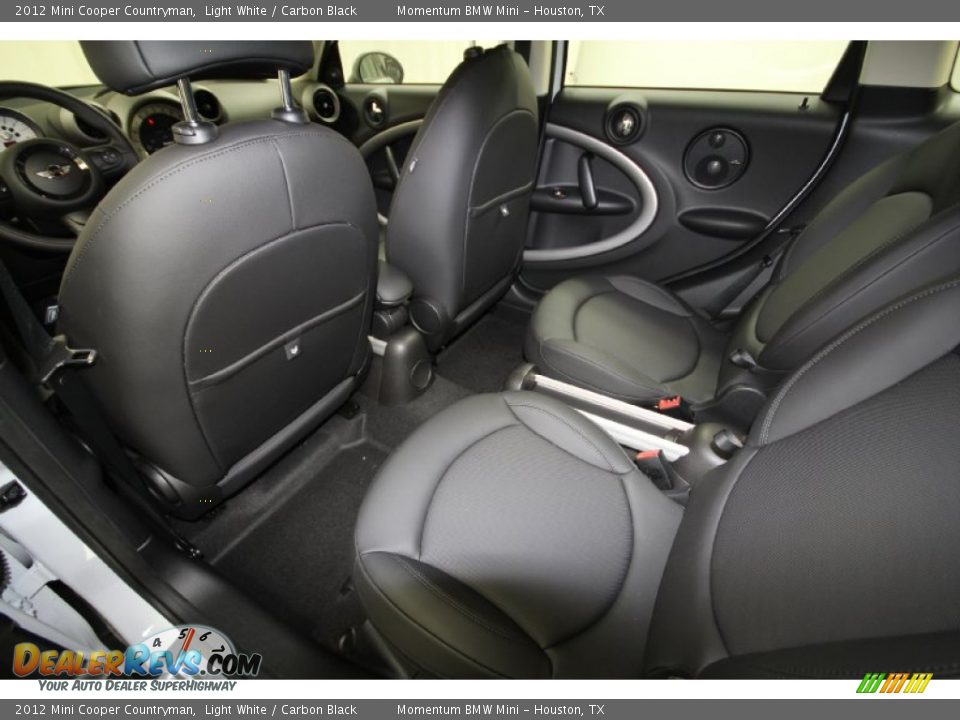 2012 Mini Cooper Countryman Light White / Carbon Black Photo #22
