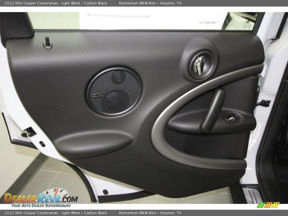 2012 Mini Cooper Countryman Light White / Carbon Black Photo #23