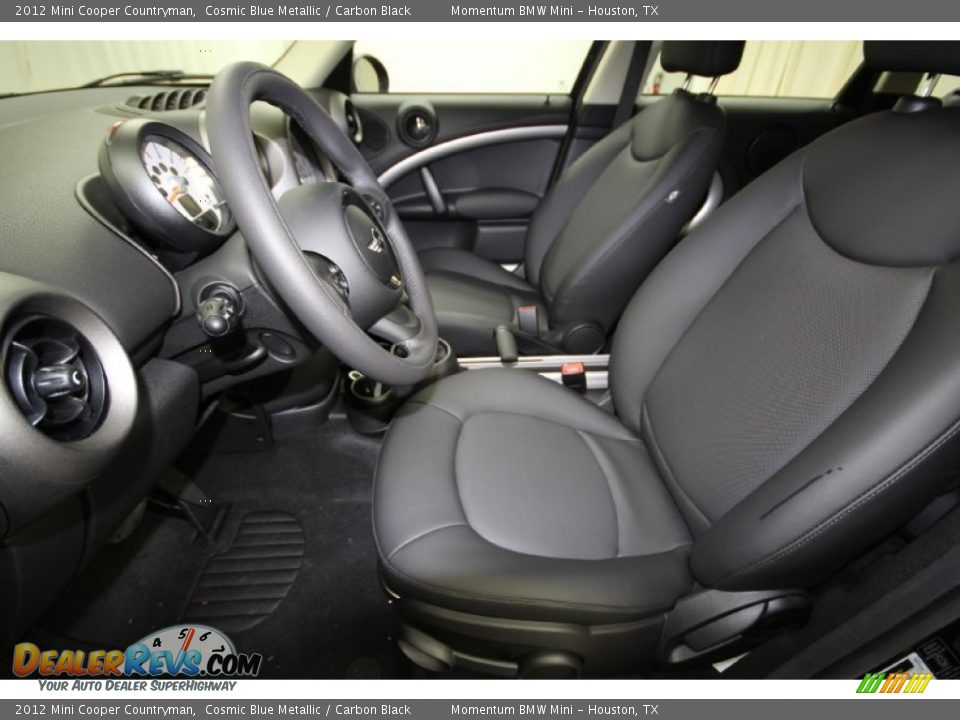 2012 Mini Cooper Countryman Cosmic Blue Metallic / Carbon Black Photo #3