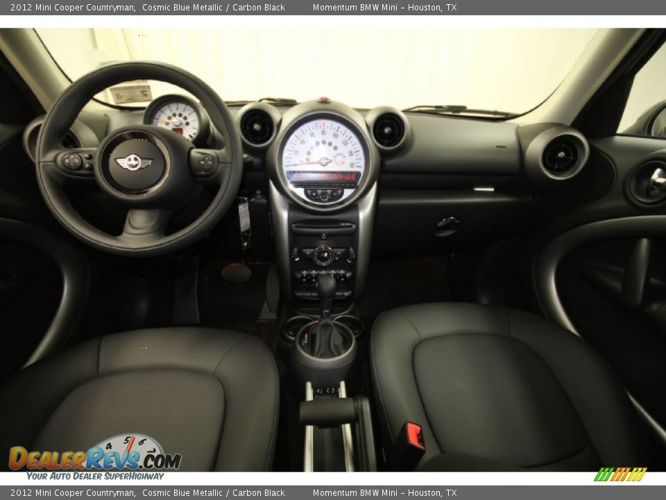 2012 Mini Cooper Countryman Cosmic Blue Metallic / Carbon Black Photo #4
