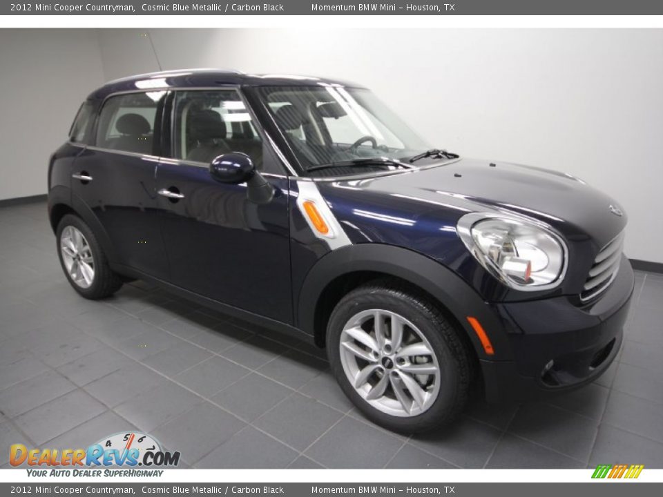2012 Mini Cooper Countryman Cosmic Blue Metallic / Carbon Black Photo #5