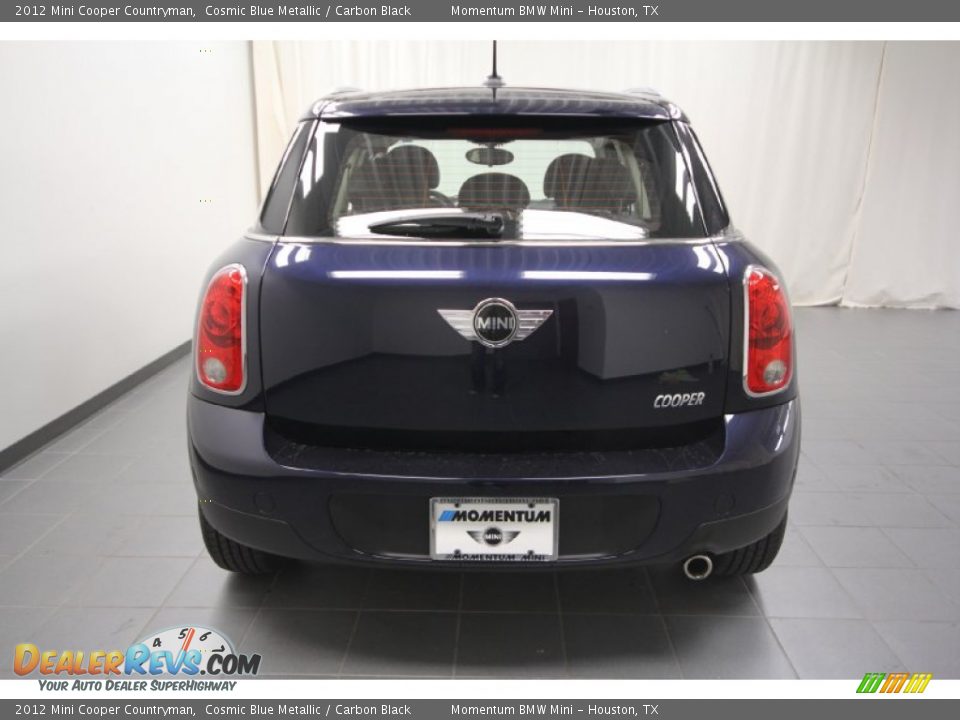 2012 Mini Cooper Countryman Cosmic Blue Metallic / Carbon Black Photo #8