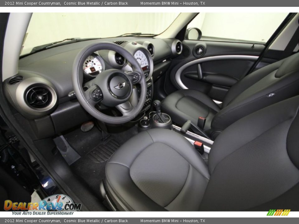 2012 Mini Cooper Countryman Cosmic Blue Metallic / Carbon Black Photo #9