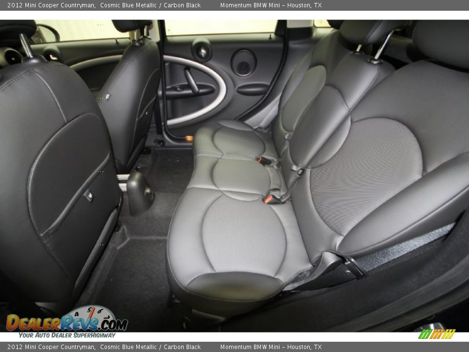 2012 Mini Cooper Countryman Cosmic Blue Metallic / Carbon Black Photo #11