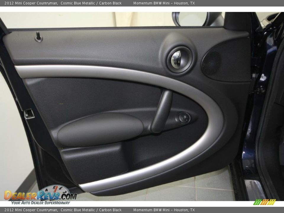 2012 Mini Cooper Countryman Cosmic Blue Metallic / Carbon Black Photo #12