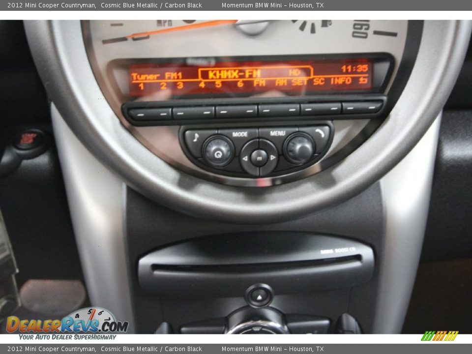 2012 Mini Cooper Countryman Cosmic Blue Metallic / Carbon Black Photo #13