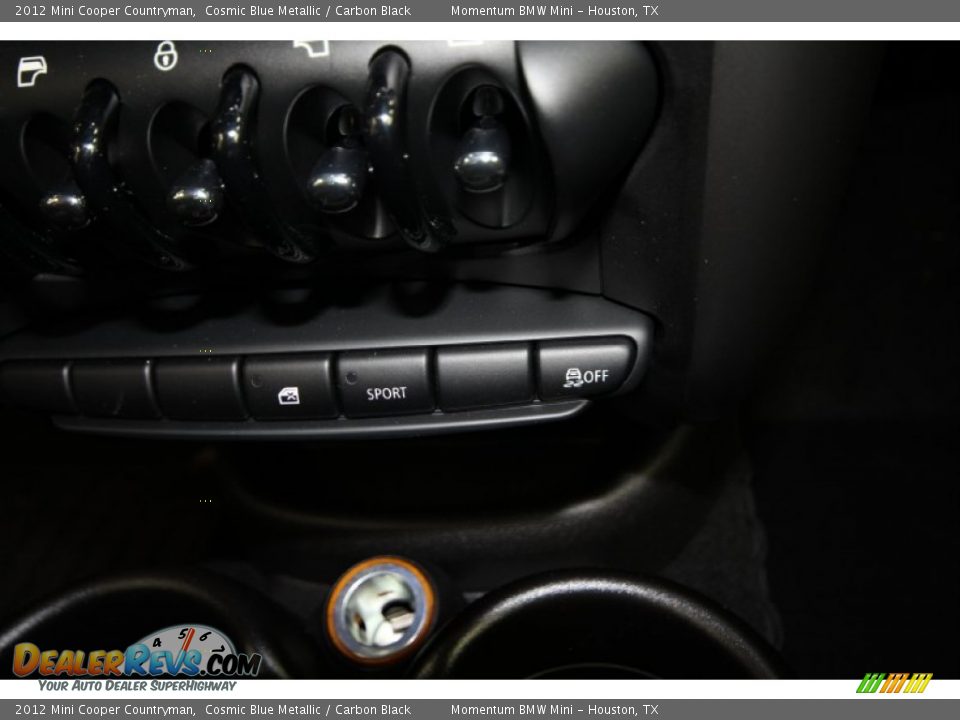 2012 Mini Cooper Countryman Cosmic Blue Metallic / Carbon Black Photo #15
