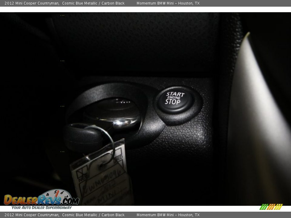2012 Mini Cooper Countryman Cosmic Blue Metallic / Carbon Black Photo #17