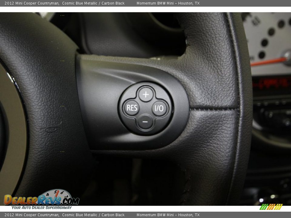 2012 Mini Cooper Countryman Cosmic Blue Metallic / Carbon Black Photo #18