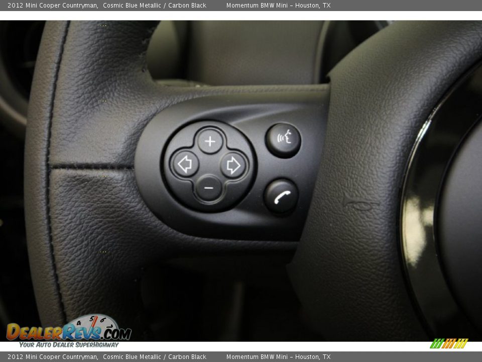 2012 Mini Cooper Countryman Cosmic Blue Metallic / Carbon Black Photo #19