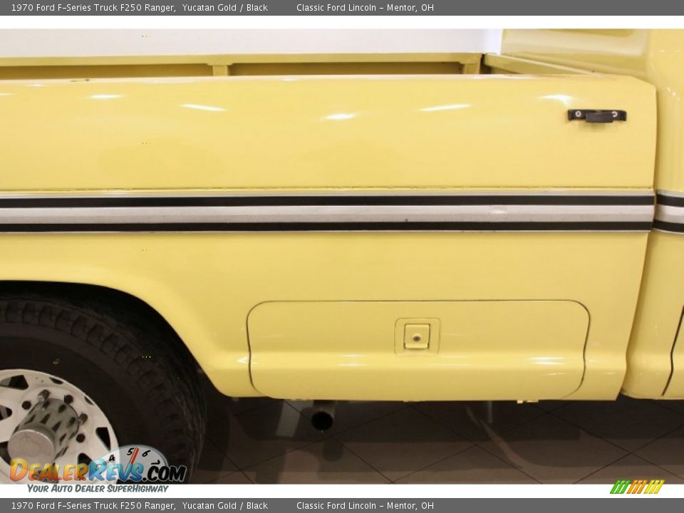 1970 Ford F-Series Truck F250 Ranger Yucatan Gold / Black Photo #5