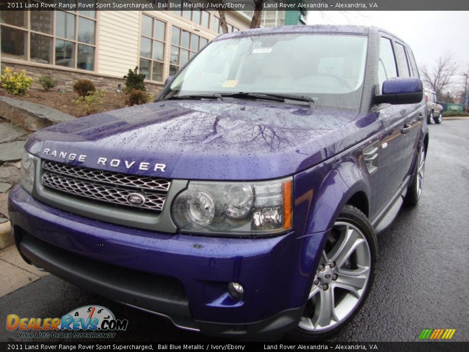 2011 Land Rover Range Rover Sport Supercharged Bali Blue Metallic / Ivory/Ebony Photo #1