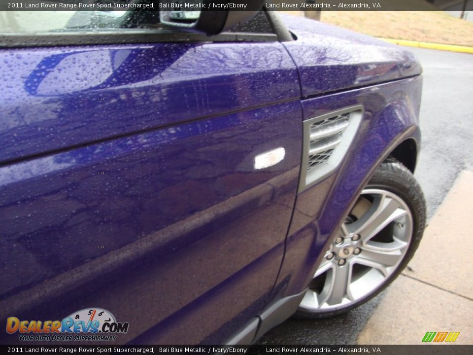 2011 Land Rover Range Rover Sport Supercharged Bali Blue Metallic / Ivory/Ebony Photo #12