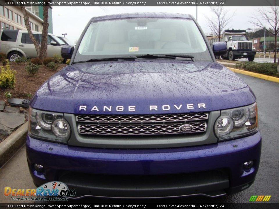 2011 Land Rover Range Rover Sport Supercharged Bali Blue Metallic / Ivory/Ebony Photo #15