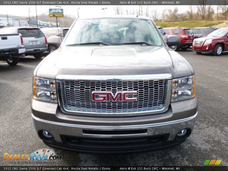 2012 GMC Sierra 1500 SLT Extended Cab 4x4 Mocha Steel Metallic / Ebony Photo #2