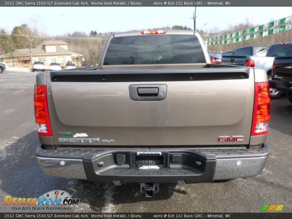 2012 GMC Sierra 1500 SLT Extended Cab 4x4 Mocha Steel Metallic / Ebony Photo #6