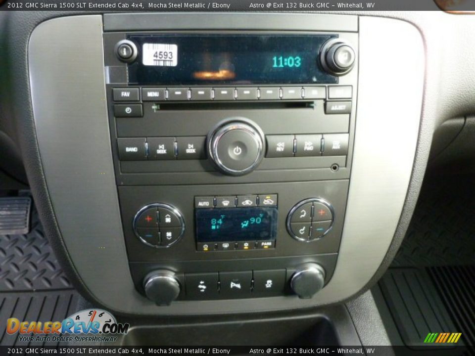 Controls of 2012 GMC Sierra 1500 SLT Extended Cab 4x4 Photo #19