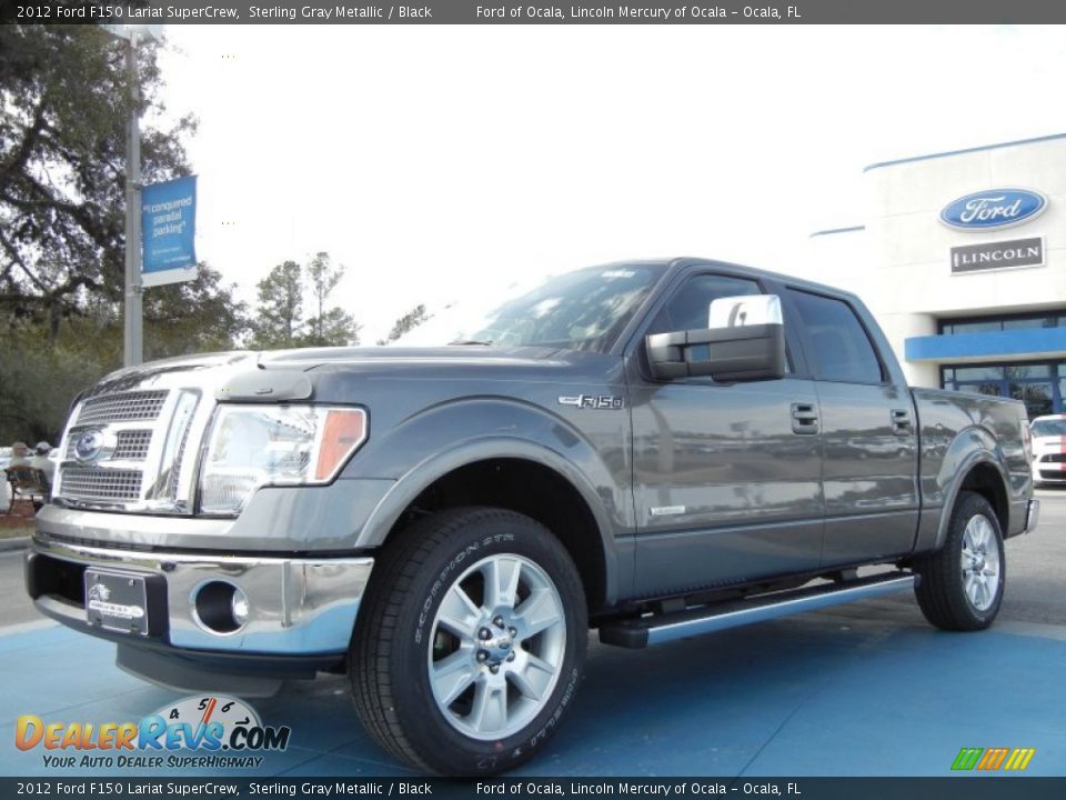 Front 3/4 View of 2012 Ford F150 Lariat SuperCrew Photo #1